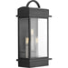 Myhouse Lighting Progress Lighting - P560003-031 - Three Light Large Wall Lantern - Santee - Black