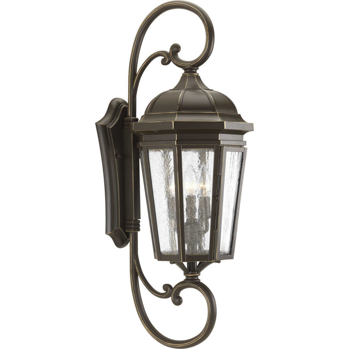 Myhouse Lighting Progress Lighting - P560017-020 - Three Light Large Wall Lantern - Verdae - Antique Bronze