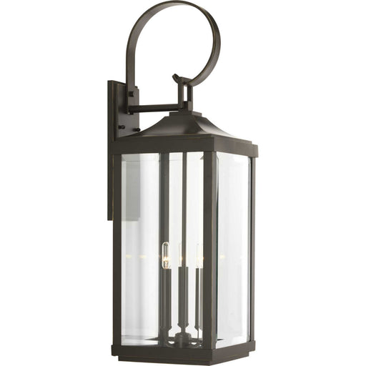 Myhouse Lighting Progress Lighting - P560023-020 - Three Light Large Wall Lantern - Gibbes Street - Antique Bronze