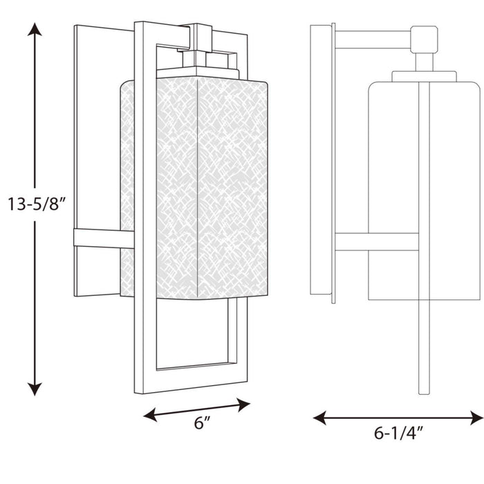 Myhouse Lighting Progress Lighting - P5948-31 - One Light Wall Lantern - Jack - Black