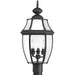 Myhouse Lighting Progress Lighting - P6433-31 - Three Light Post Lantern - New Haven - Black