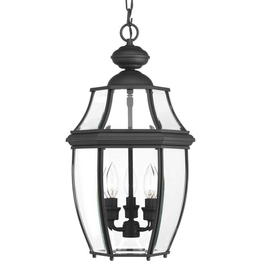 Myhouse Lighting Progress Lighting - P6533-31 - Three Light Hanging Lantern - New Haven - Black