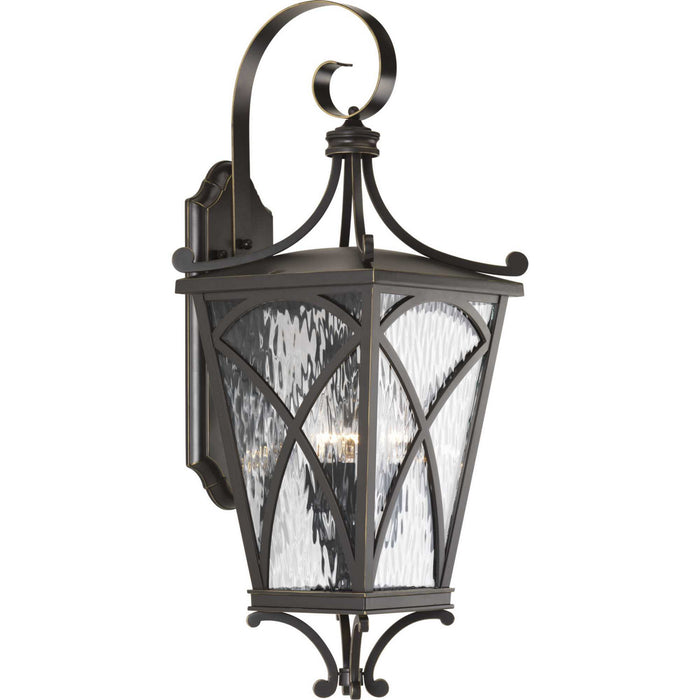 Myhouse Lighting Progress Lighting - P6639-108 - Three Light Wall Lantern - Cadence - Oil Rubbed Bronze