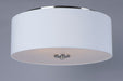 Myhouse Lighting Maxim - 10010WLSN - Three Light Flush Mount - Bongo - Satin Nickel