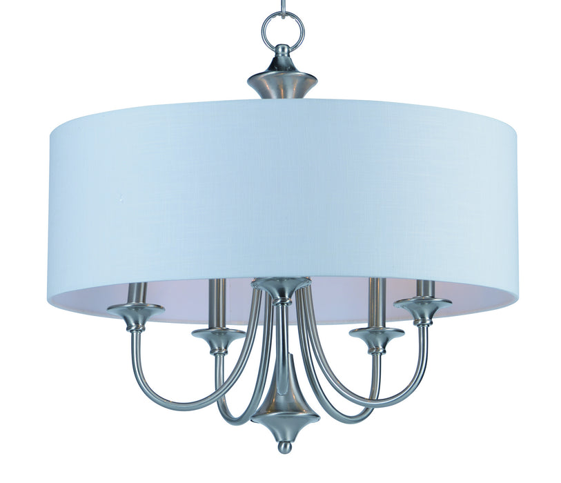 Myhouse Lighting Maxim - 10015WLSN - Five Light Pendant - Bongo - Satin Nickel