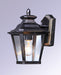 Myhouse Lighting Maxim - 1133CLBZ - One Light Outdoor Wall Lantern - Knoxville - Bronze