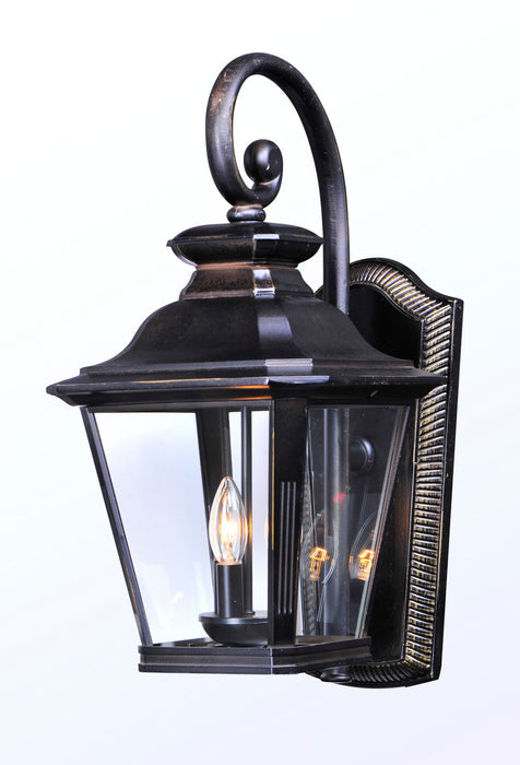 Myhouse Lighting Maxim - 1135CLBZ - Three Light Outdoor Wall Lantern - Knoxville - Bronze