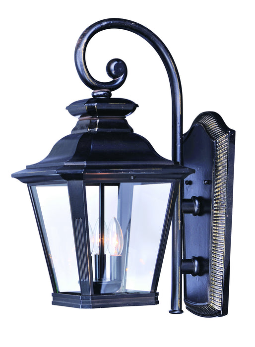 Myhouse Lighting Maxim - 1135CLBZ - Three Light Outdoor Wall Lantern - Knoxville - Bronze