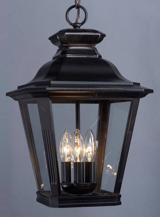 Myhouse Lighting Maxim - 1139CLBZ - Three Light Outdoor Hanging Lantern - Knoxville - Bronze