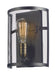 Myhouse Lighting Maxim - 20112BKNAB - One Light Wall Sconce - Palladium - Black / Natural Aged Brass