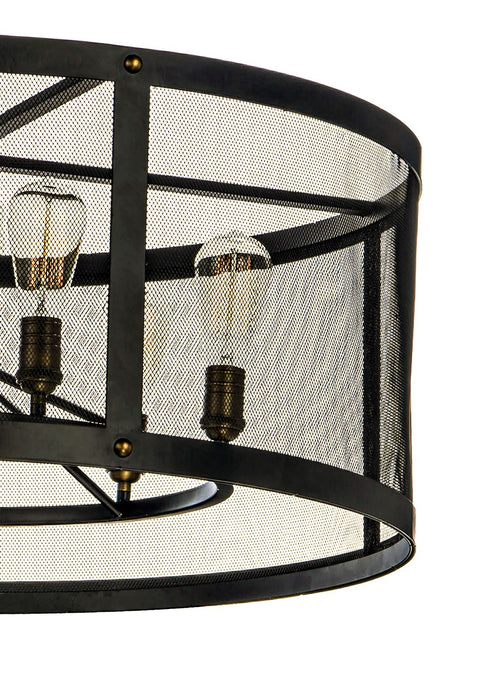 Myhouse Lighting Maxim - 20114BKNAB - Six Light Chandelier - Palladium - Black / Natural Aged Brass