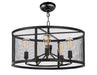 Myhouse Lighting Maxim - 20115BKNAB - Five Light Chandelier - Palladium - Black / Natural Aged Brass