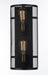 Myhouse Lighting Maxim - 20119BKNAB - Two Light Wall Sconce - Palladium - Black / Natural Aged Brass