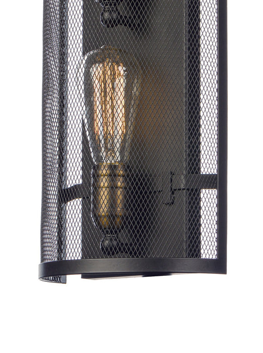 Myhouse Lighting Maxim - 20119BKNAB - Two Light Wall Sconce - Palladium - Black / Natural Aged Brass