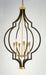 Myhouse Lighting Maxim - 20296OIAB - Six Light Chandelier - Crest - Oil Rubbed Bronze / Antique Brass
