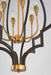 Myhouse Lighting Maxim - 20296OIAB - Six Light Chandelier - Crest - Oil Rubbed Bronze / Antique Brass