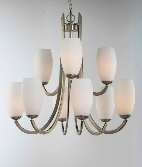 Myhouse Lighting Maxim - 21657SWSN - Nine Light Chandelier - Taylor - Satin Nickel