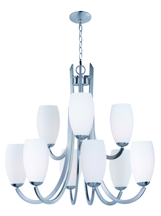 Myhouse Lighting Maxim - 21657SWSN - Nine Light Chandelier - Taylor - Satin Nickel