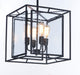 Myhouse Lighting Maxim - 21675CDBK - Four Light Pendant - Era - Black
