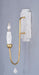 Myhouse Lighting Maxim - 22432CSTGL - One Light Wall Sconce - Claymore - Claystone / Gold Leaf
