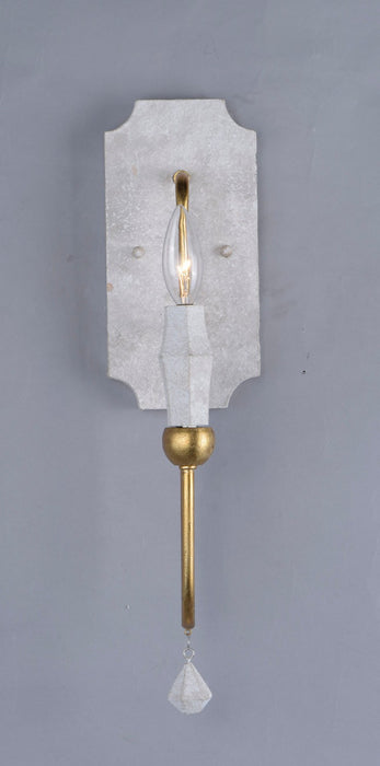 Myhouse Lighting Maxim - 22432CSTGL - One Light Wall Sconce - Claymore - Claystone / Gold Leaf