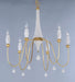 Myhouse Lighting Maxim - 22436CSTGL - Six Light Chandelier - Claymore - Claystone / Gold Leaf