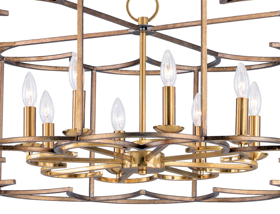 Myhouse Lighting Maxim - 24734BZF - Eight Light Chandelier - Helix - Bronze Fusion