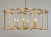 Myhouse Lighting Maxim - 24735BZF - Six Light Chandelier - Helix - Bronze Fusion