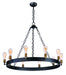 Myhouse Lighting Maxim - 26275BKNAB - Ten Light Chandelier - Noble - Black / Natural Aged Brass