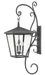 Myhouse Lighting Hinkley - 1439DZ - LED Wall Mount - Trellis - Aged Zinc