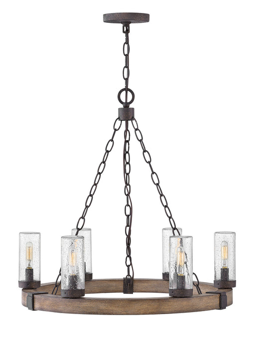 Myhouse Lighting Hinkley - 29206SQ - LED Outdoor Chandelier - Sawyer - Sequoia