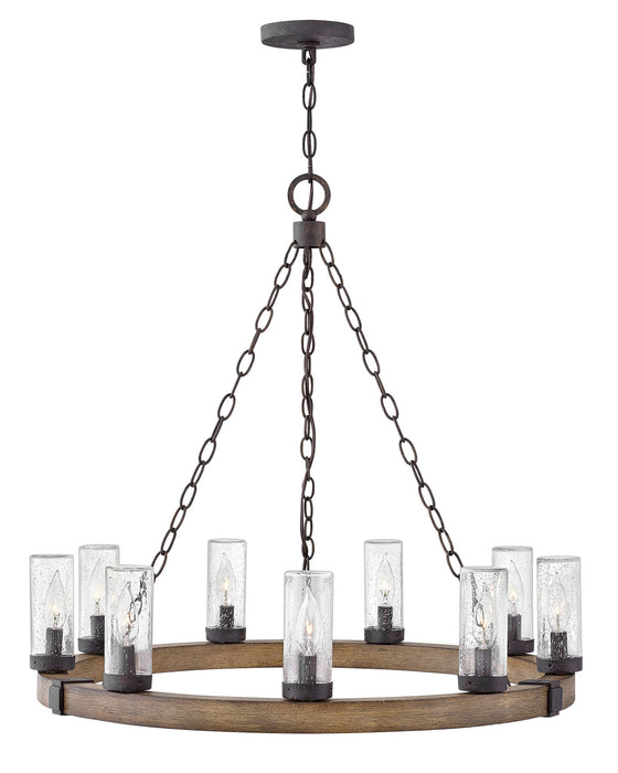 Myhouse Lighting Hinkley - 29208SQ - LED Outdoor Chandelier - Sawyer - Sequoia