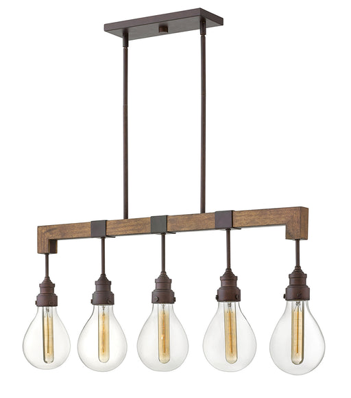 Myhouse Lighting Hinkley - 3266IN - LED Linear Chandelier - Denton - Industrial Iron