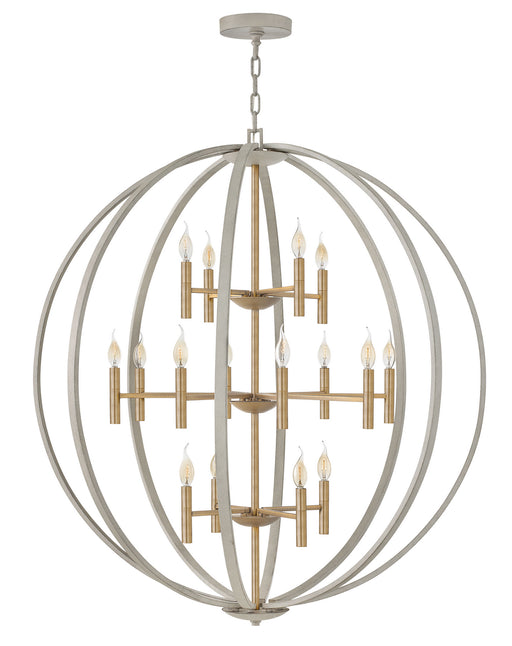 Myhouse Lighting Hinkley - 3464CG - LED Chandelier - Euclid - Cement Gray