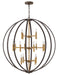 Myhouse Lighting Hinkley - 3464SB - LED Chandelier - Euclid - Spanish Bronze