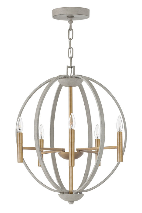 Myhouse Lighting Hinkley - 3466CG - LED Foyer Pendant - Euclid - Cement Gray