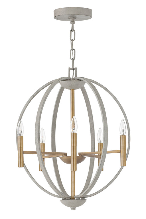 Myhouse Lighting Hinkley - 3466CG - LED Foyer Pendant - Euclid - Cement Gray