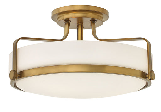 Myhouse Lighting Hinkley - 3643HB - LED Flush Mount - Harper - Heritage Brass