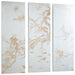 Myhouse Lighting Cyan - 07517 - Wall Art - Osaka - Silver Leaf And Natural Wood