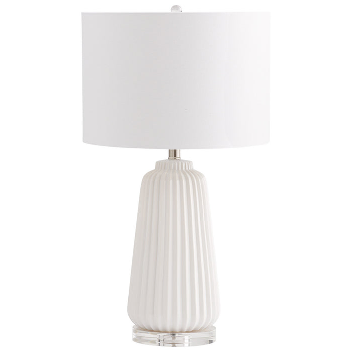 Myhouse Lighting Cyan - 07743 - One Light Table Lamp - Delphine - White