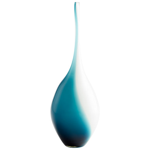 Myhouse Lighting Cyan - 07831 - Vase - Swirly - Blue And White