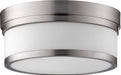 Myhouse Lighting Quorum - 3509-12-65 - Two Light Ceiling Mount - Celeste - Satin Nickel