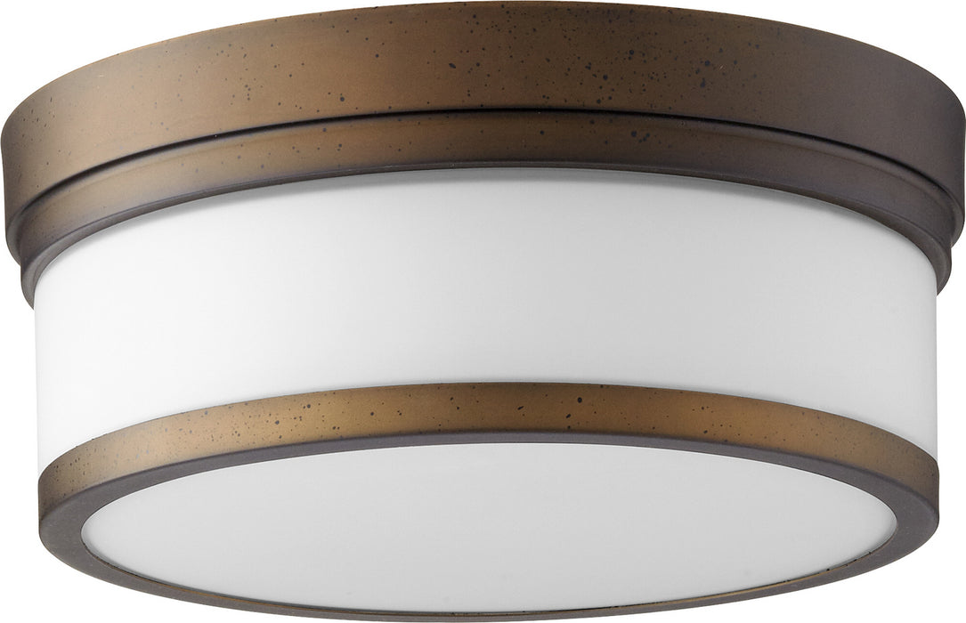 Myhouse Lighting Quorum - 3509-12-86 - Two Light Ceiling Mount - Celeste - Oiled Bronze