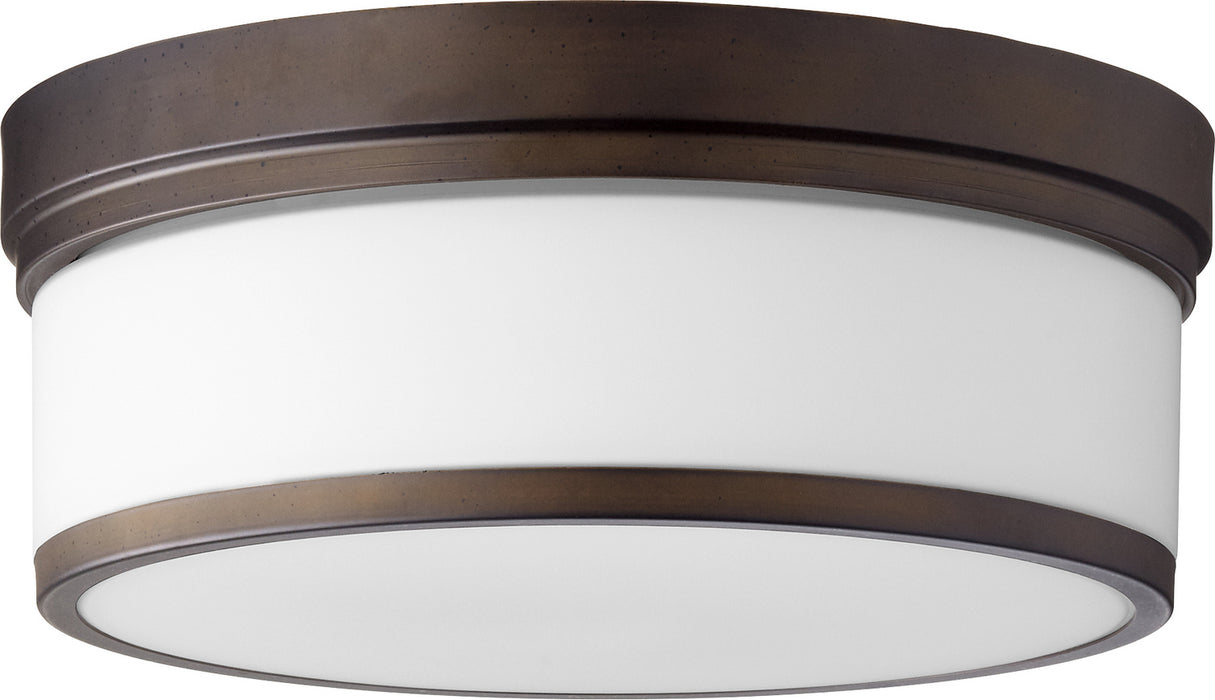 Myhouse Lighting Quorum - 3509-14-86 - Three Light Ceiling Mount - Celeste - Oiled Bronze