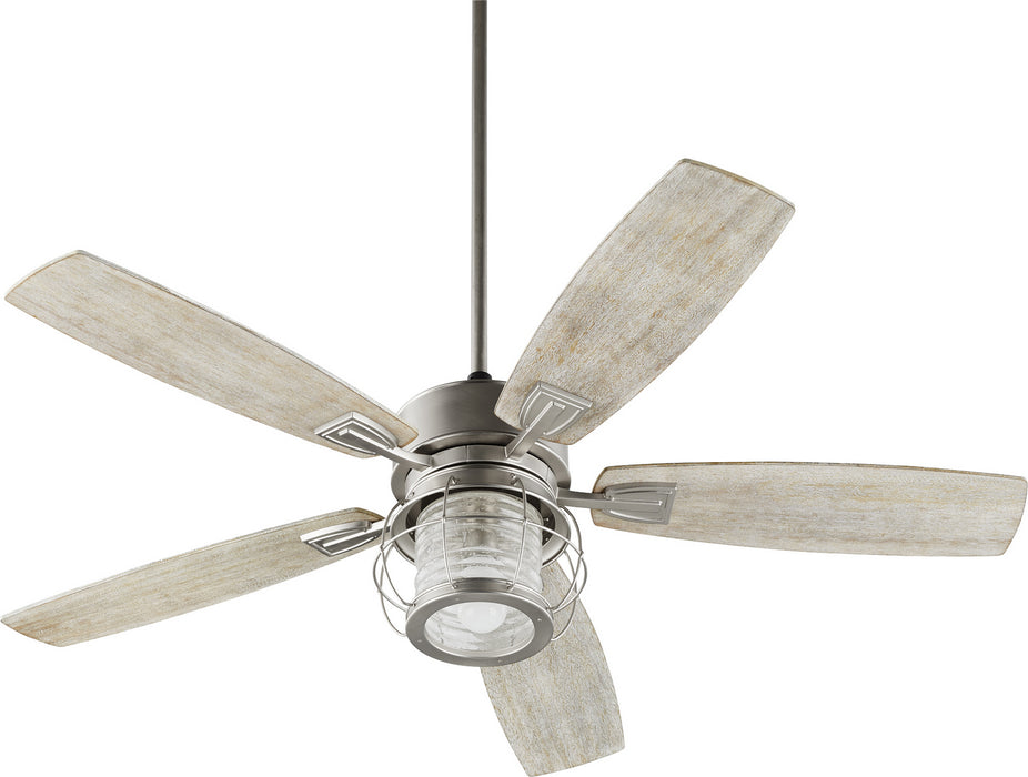 Myhouse Lighting Quorum - 3525-65 - 52"Ceiling Fan - Galveston - Satin Nickel