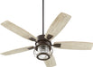 Myhouse Lighting Quorum - 3525-86 - 52"Ceiling Fan - Galveston - Oiled Bronze