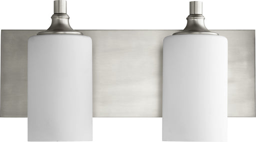 Myhouse Lighting Quorum - 5009-2-65 - Two Light Vanity - Celeste - Satin Nickel