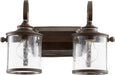 Myhouse Lighting Quorum - 5073-2-39 - Two Light Vanity - San Miguel - Vintage Copper