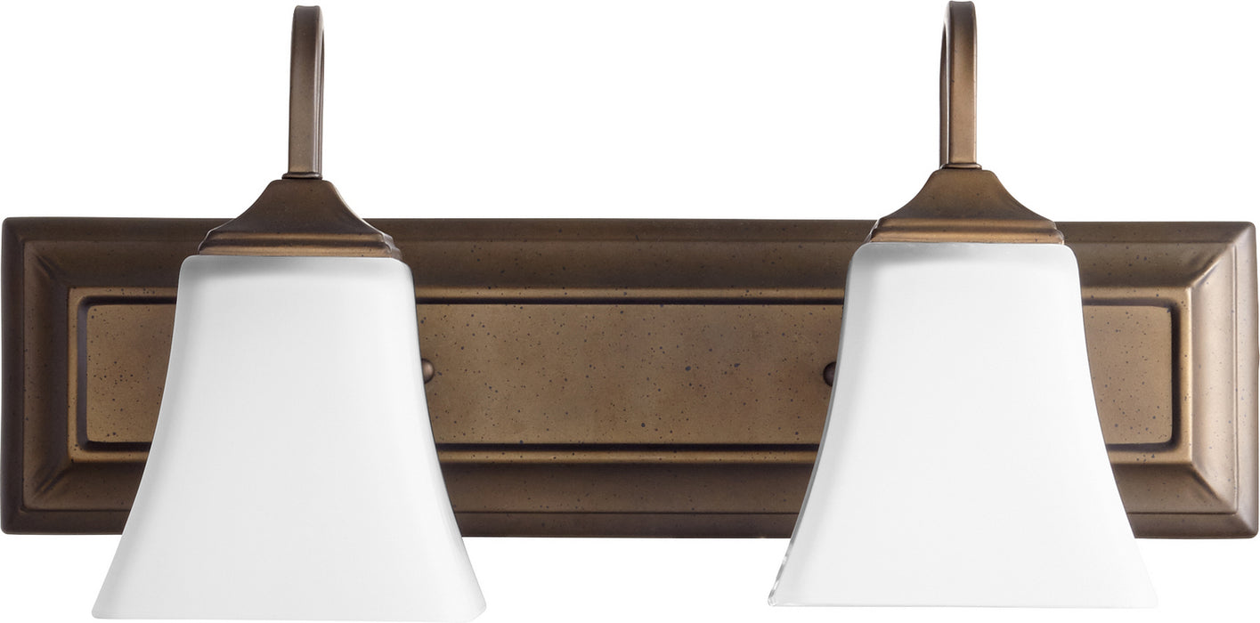 Myhouse Lighting Quorum - 5104-2-86 - Two Light Vanity - 5104 Vanities - Oiled Bronze