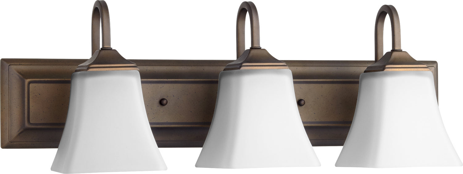 Myhouse Lighting Quorum - 5104-3-86 - Three Light Vanity - 5104 Vanities - Oiled Bronze